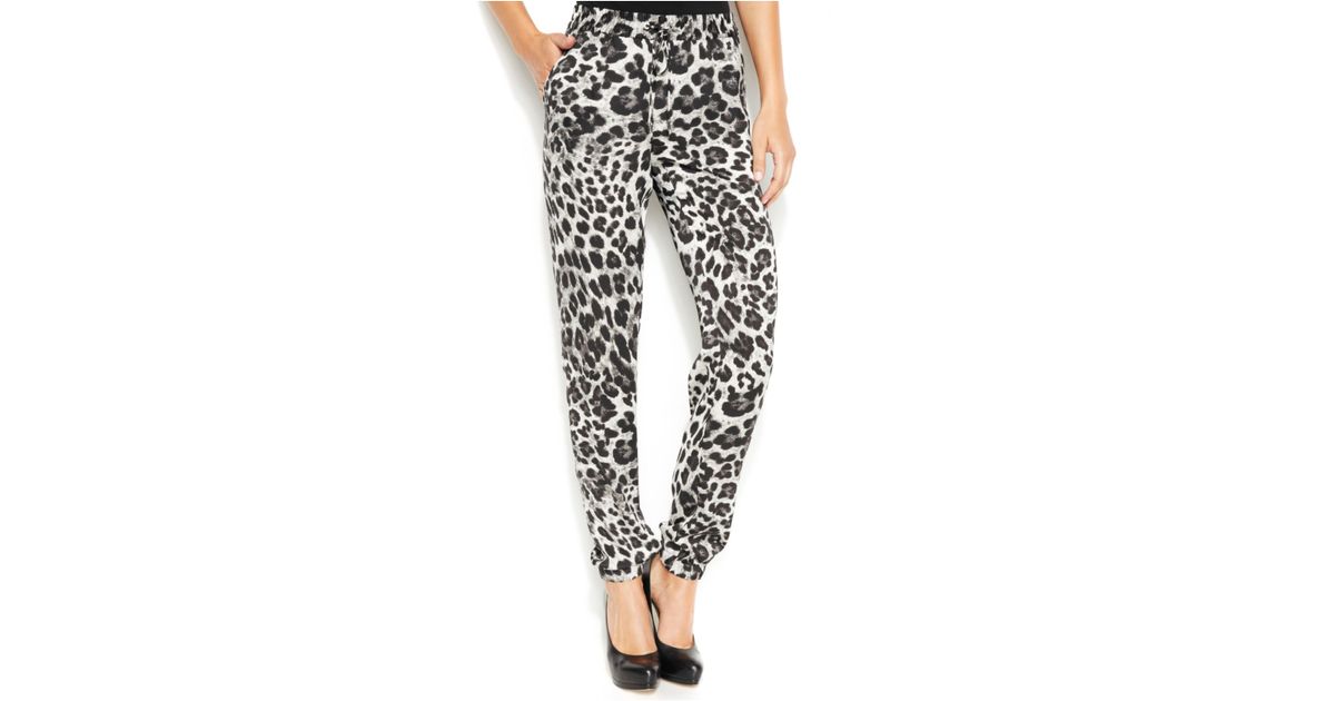 michael kors animal print pants