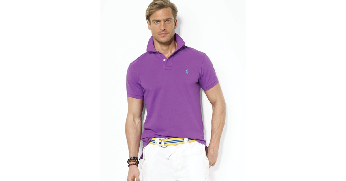lilac ralph lauren polo shirt