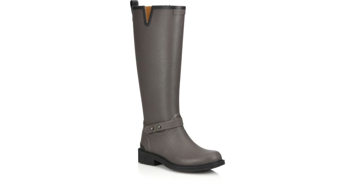 Rag \u0026 Bone Rubber Riding Rain Boots in 