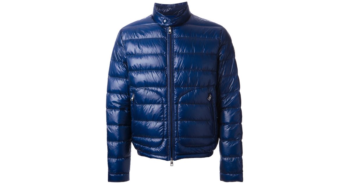 Moncler Padded Jacket in Blue for Men | Lyst