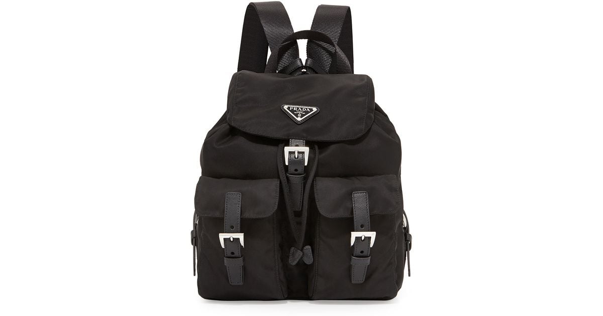prada small nylon backpack