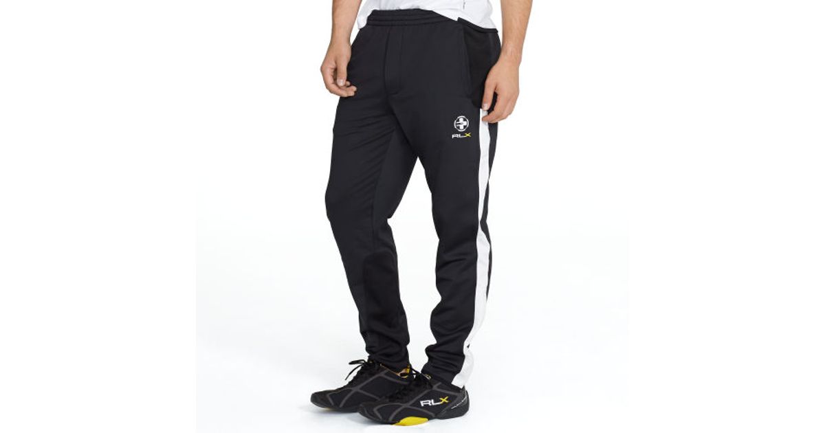 RLX Ralph Lauren Performance Track Pant in Black for Men Lyst