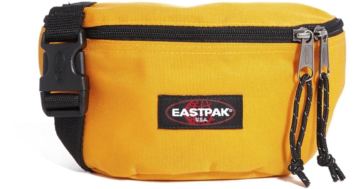 eastpak yellow bum bag
