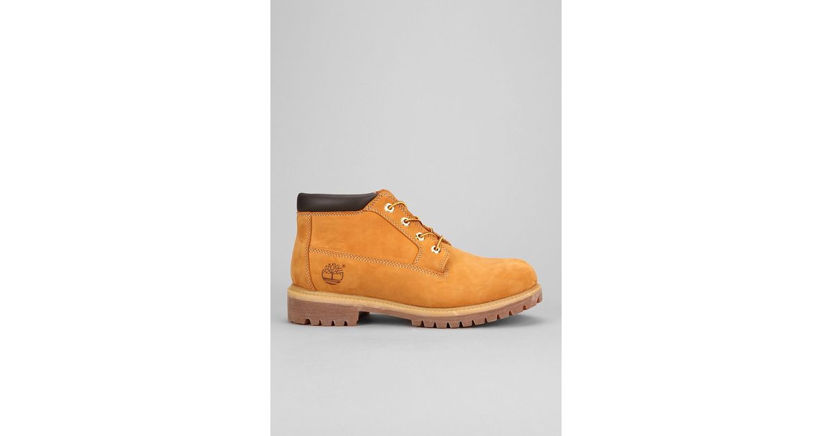 brown and tan timberlands