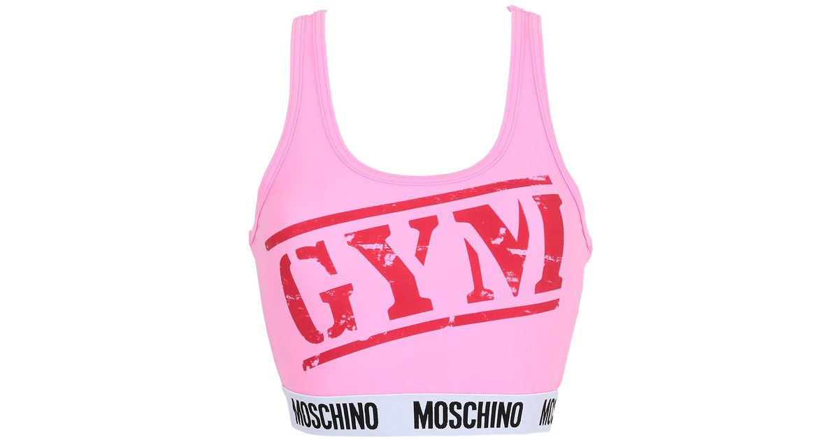 moschino sports bra