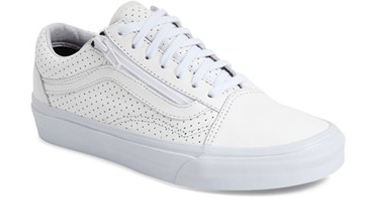 vans old skool zip perf leather vans old skool zip perf leather