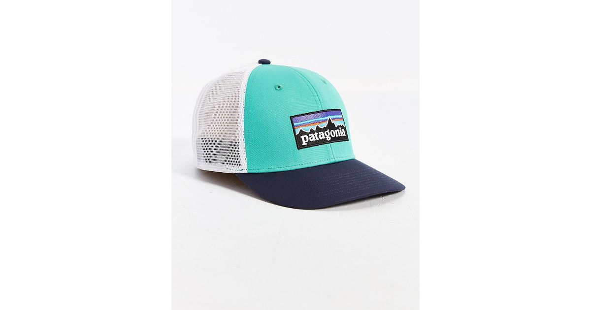 patagonia trucker hat green