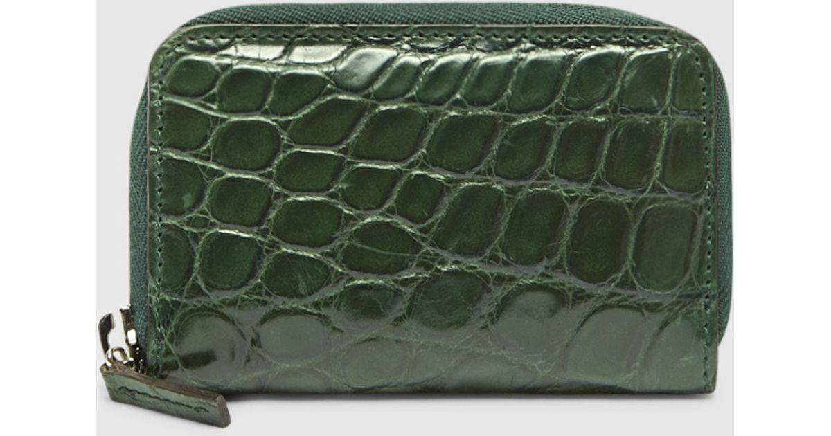 gucci crocodile card case