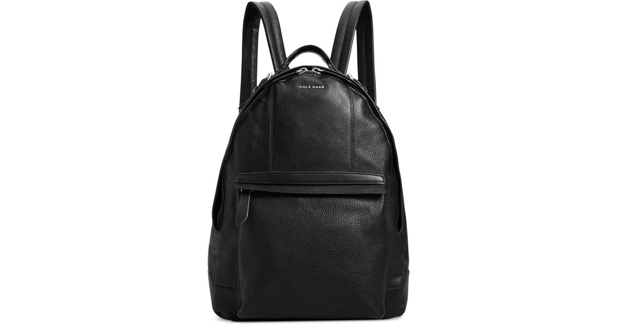 cole haan black backpack