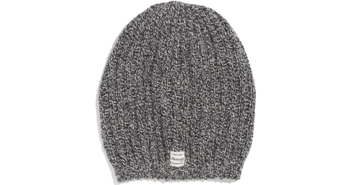 madewell black beanie