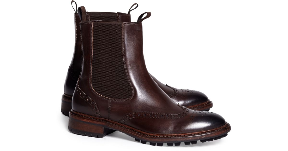 brooks lug sole chelsea boot