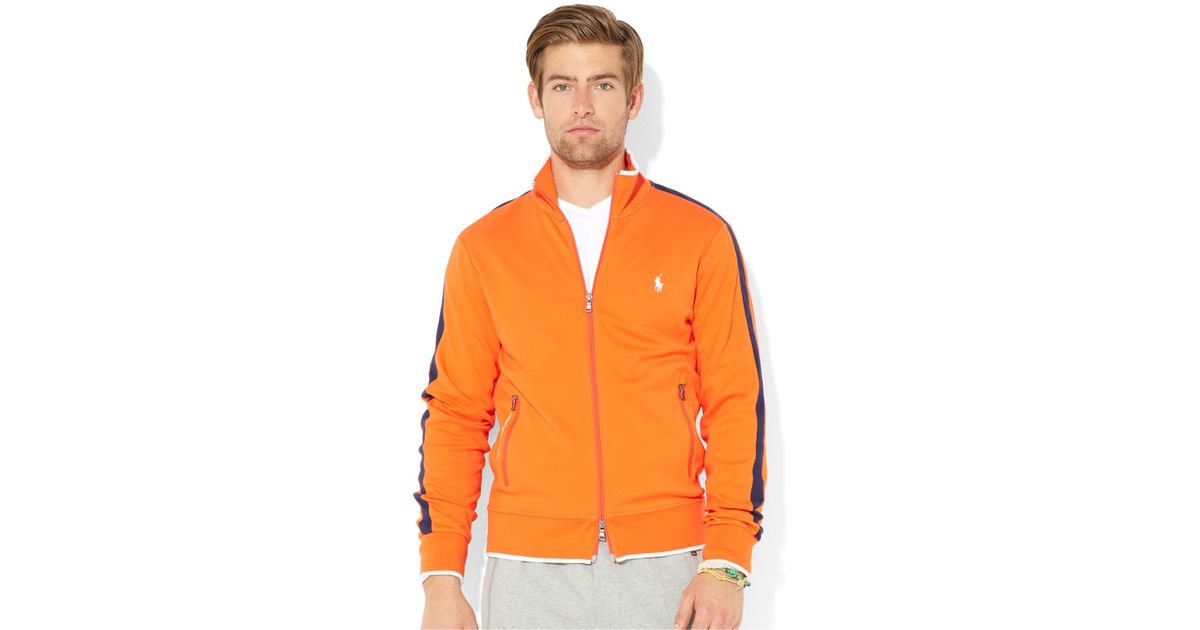 polo orange jacket
