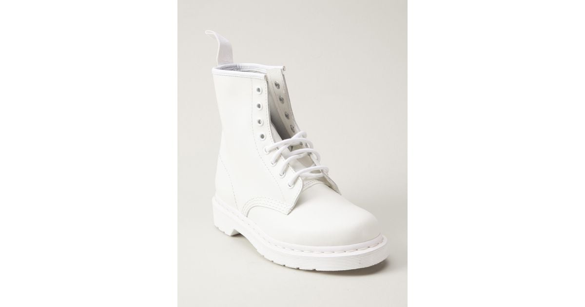 dr martens mono white