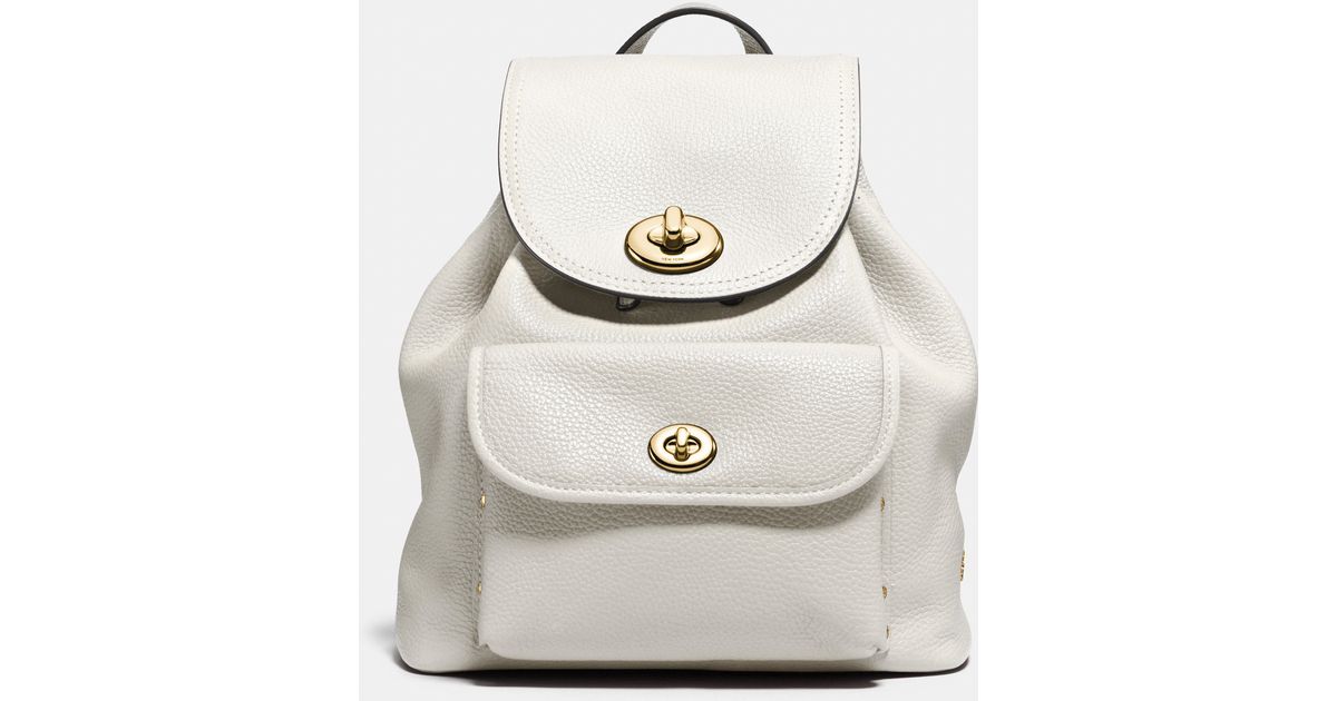 coach women's leather backpack