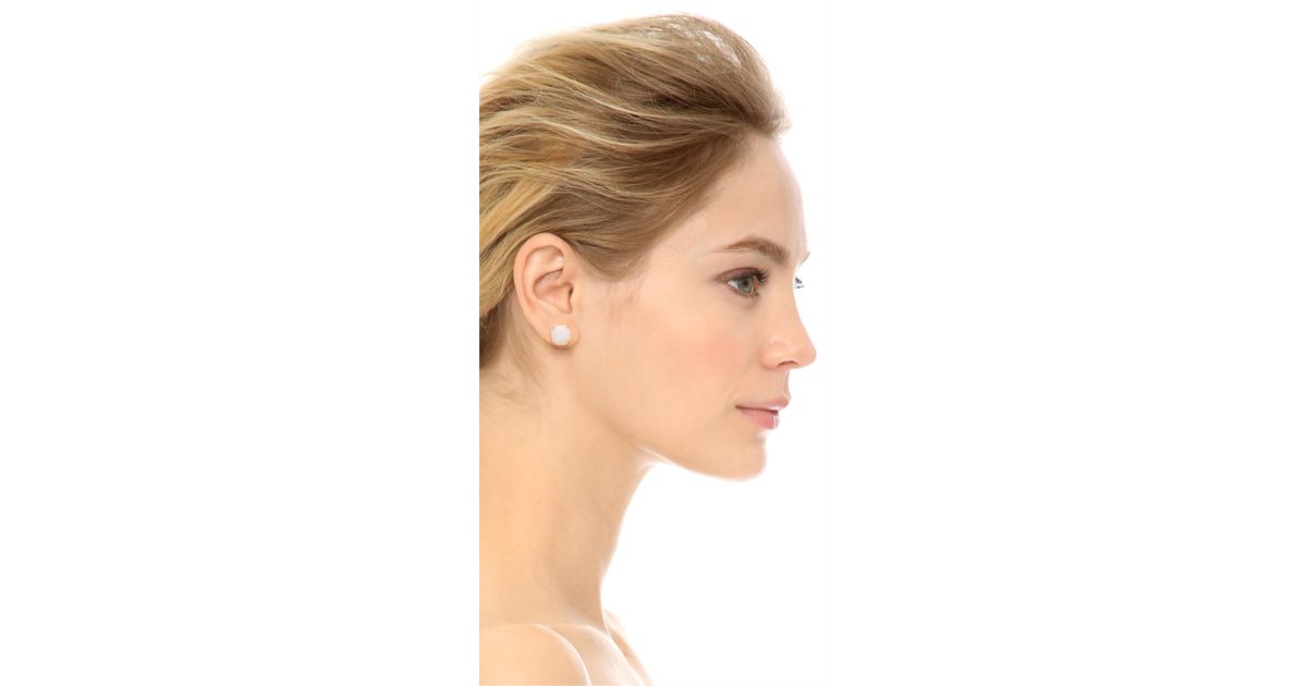 kate spade mini square stud earrings