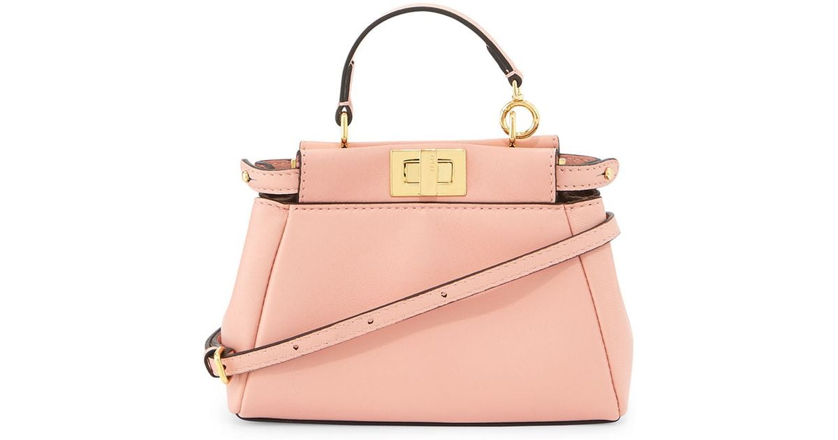 pink fendi peekaboo bag