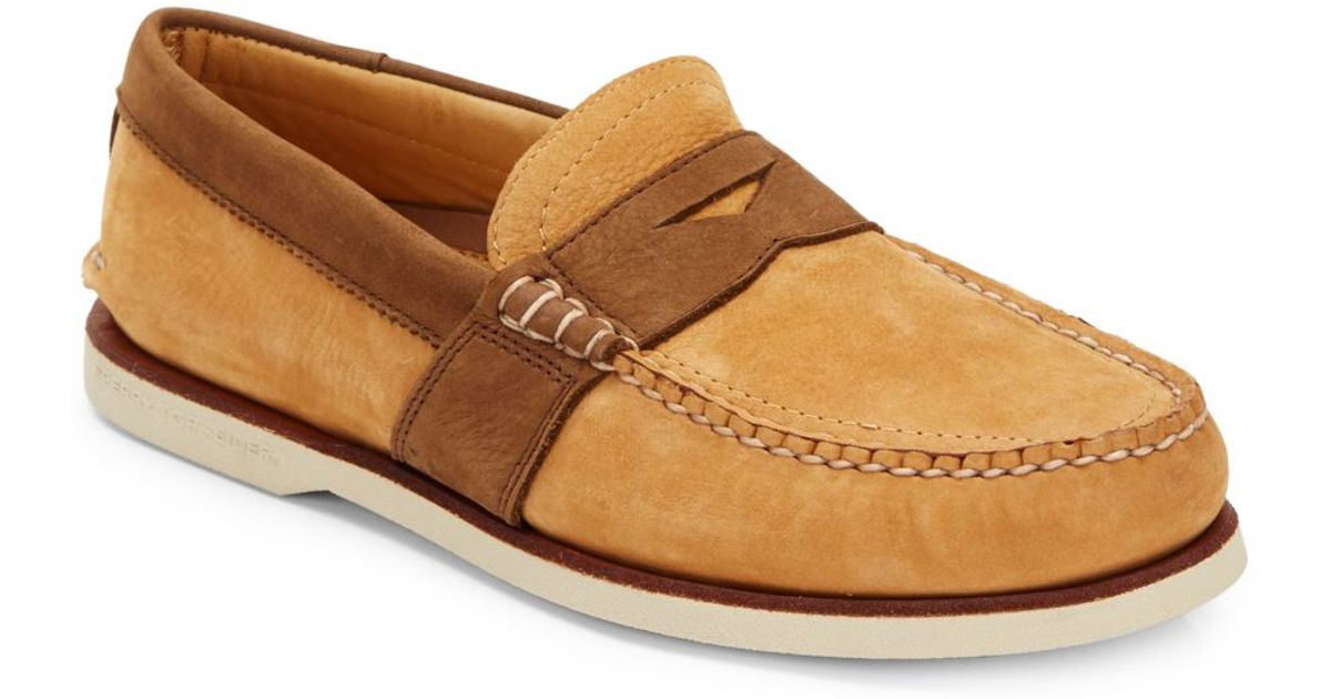 are sperrys made of leather