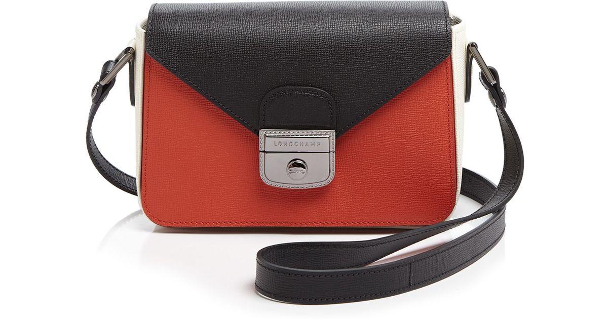 Longchamp Red Small Le Pliage Heritage Crossbody