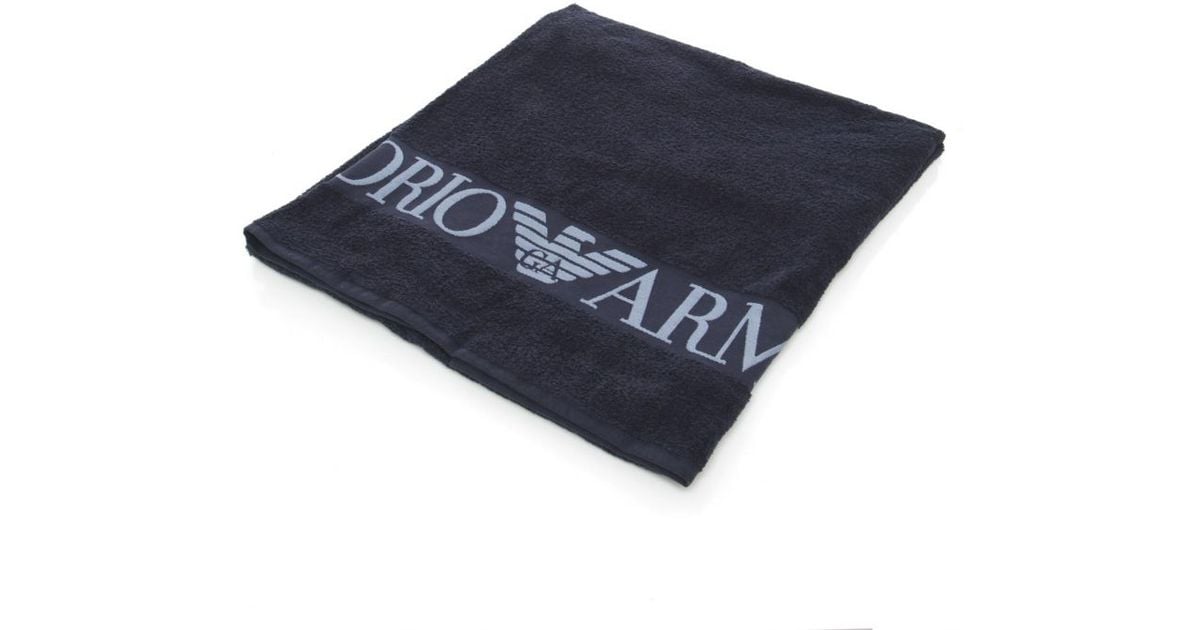 armani beach towel