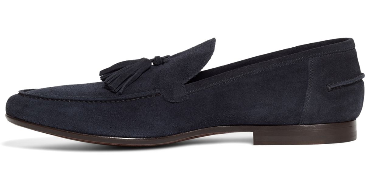 Brooks brothers Suede Tassel Loafers in Blue for Men (Navy) - Save 26% | Lyst