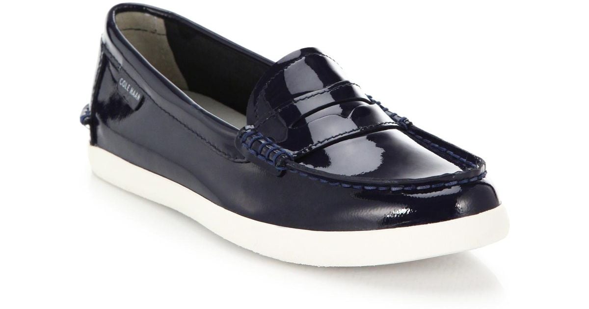 cole haan navy loafers