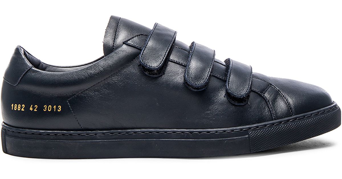 Lyst - Common Projects Achilles Three Strap in Blue for Men