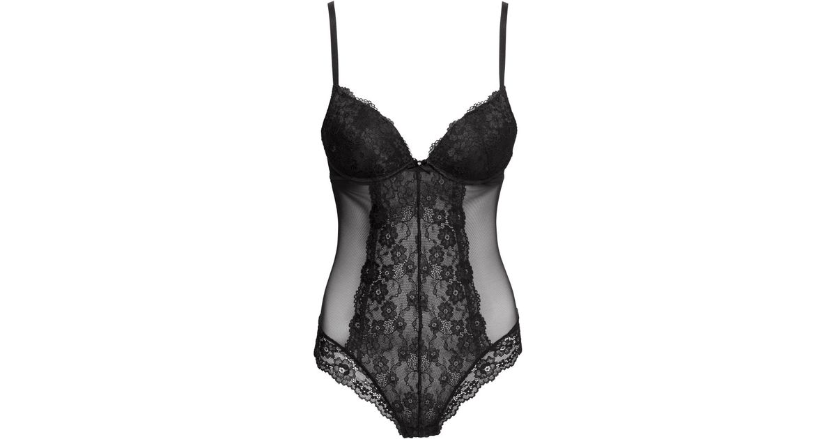 h&m bodysuit lace