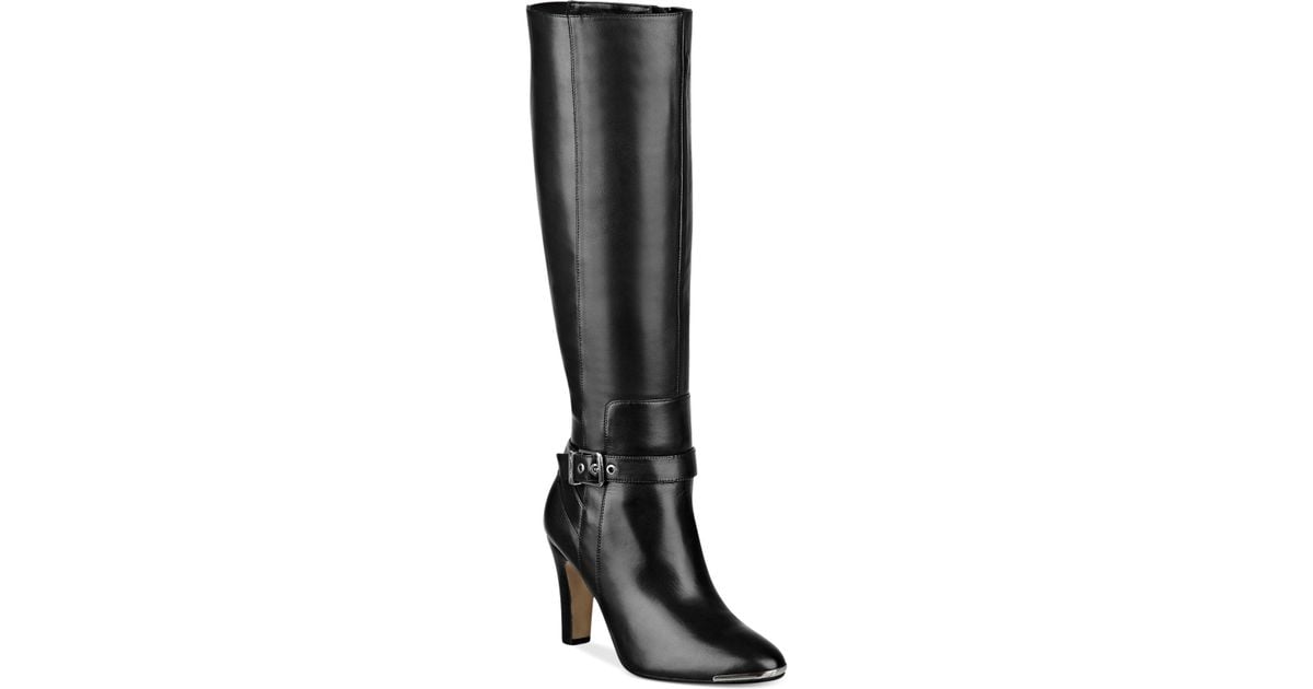 marc fisher tall black boots