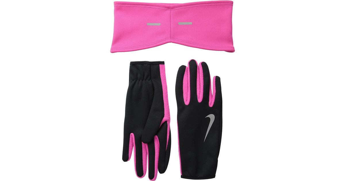 nike headband and glove set