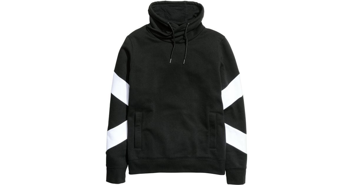 h&m funnel neck hoodie