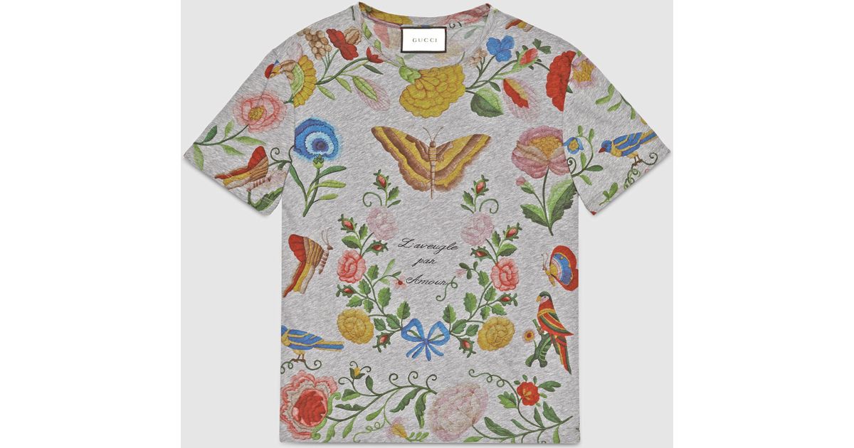 gucci t shirt floral