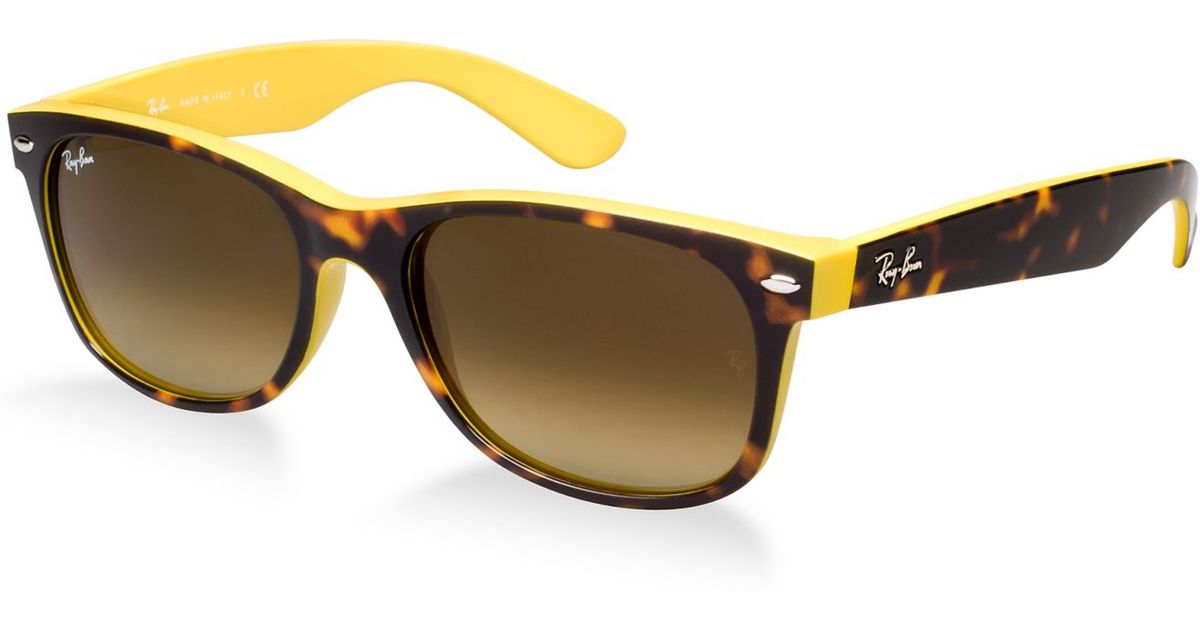 Ray-Ban Rb2132 55 in Yellow | Lyst