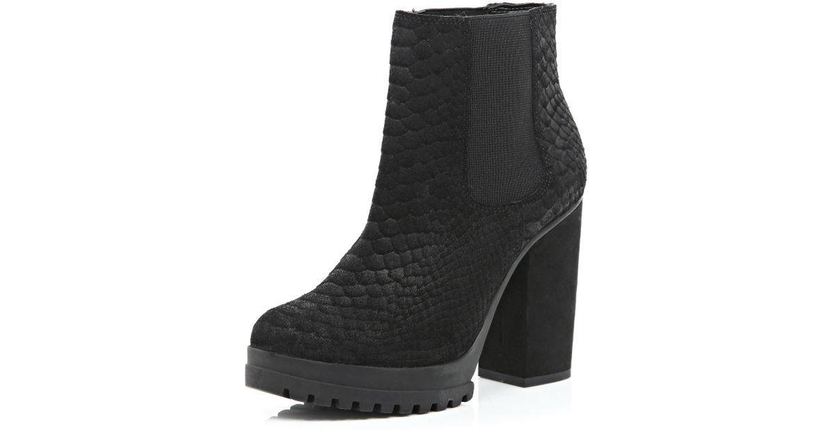 river island snake boots