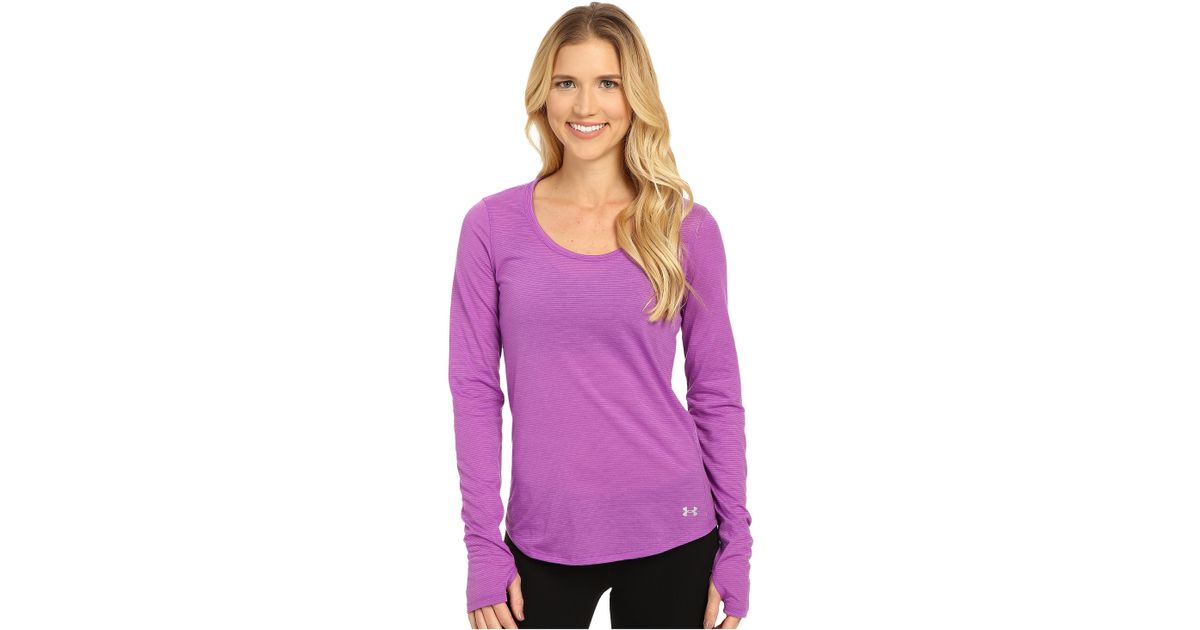long sleeve purple under armour