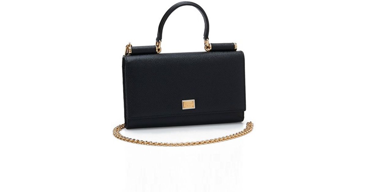 Dolce \u0026amp; gabbana Wallet On A Chain in Black (NERO) | Lyst