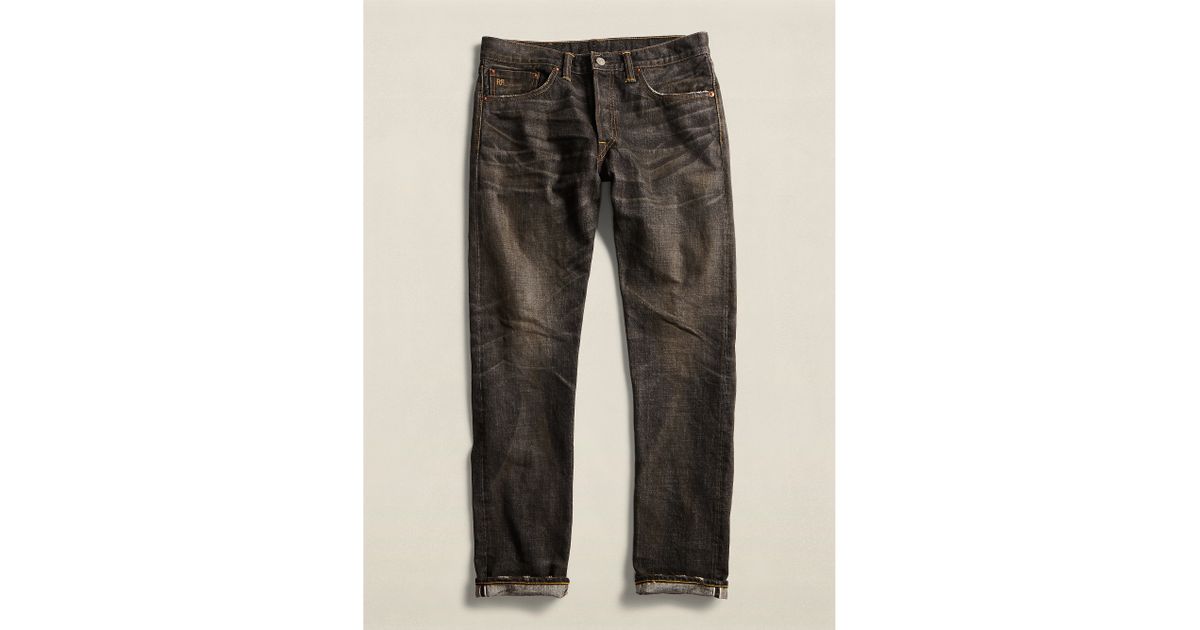 rrl slim narrow jean
