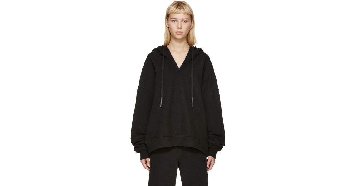 yeezy half zip hoodie