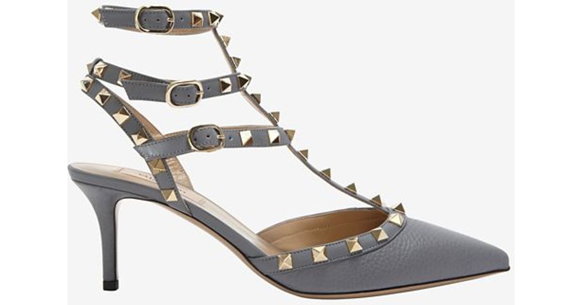 gray kitten heels