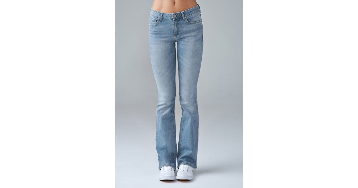 bootcut light blue jeans