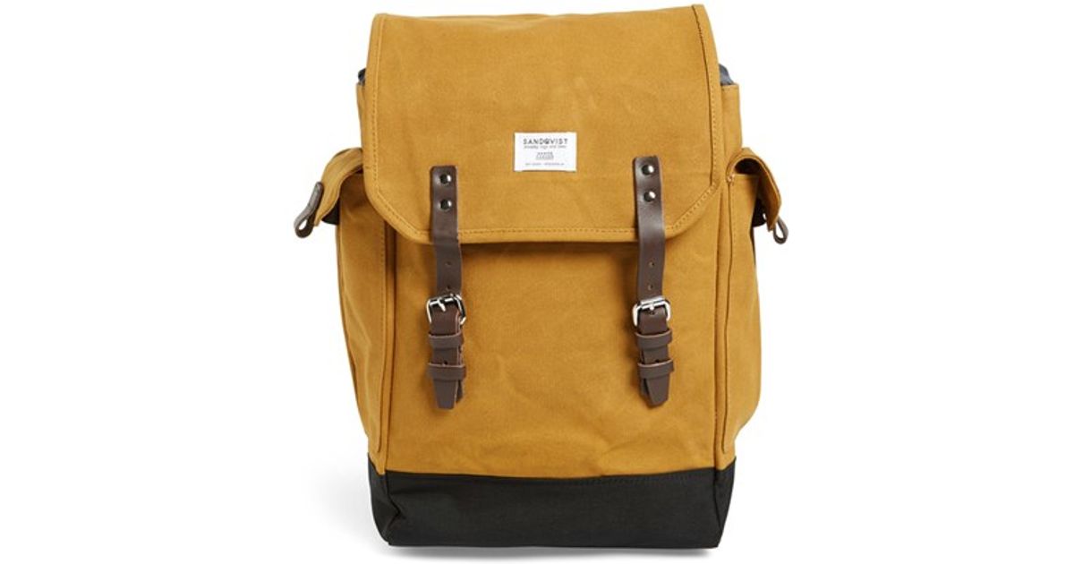 sandqvist canvas backpack