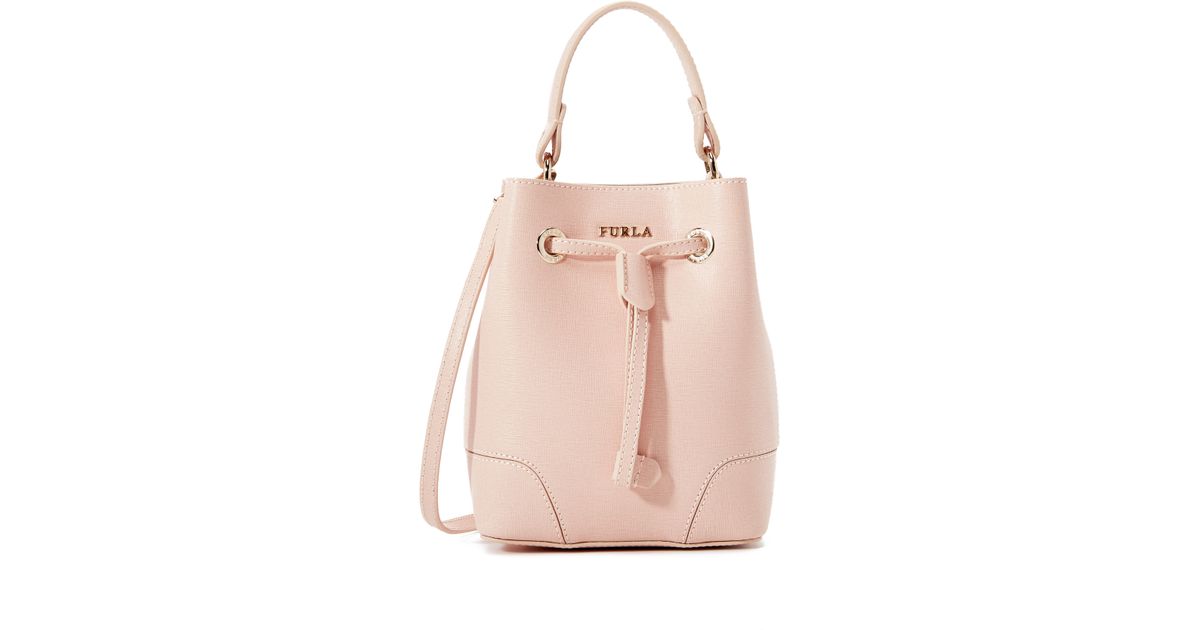 furla stacy mini bucket bag