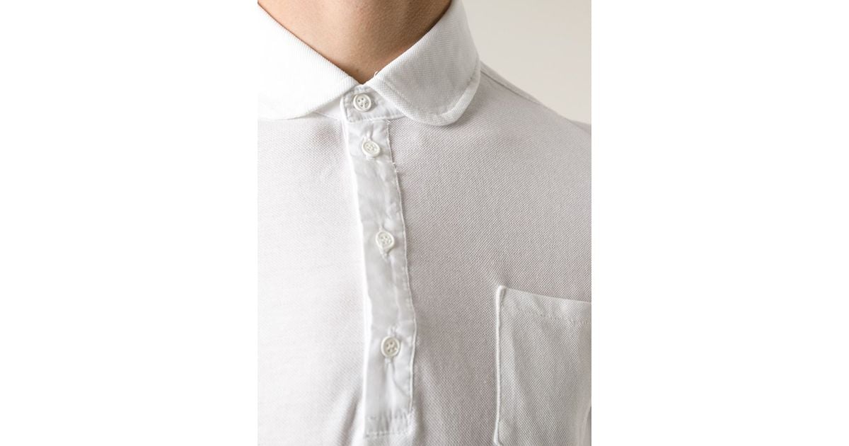 round collar polo shirt