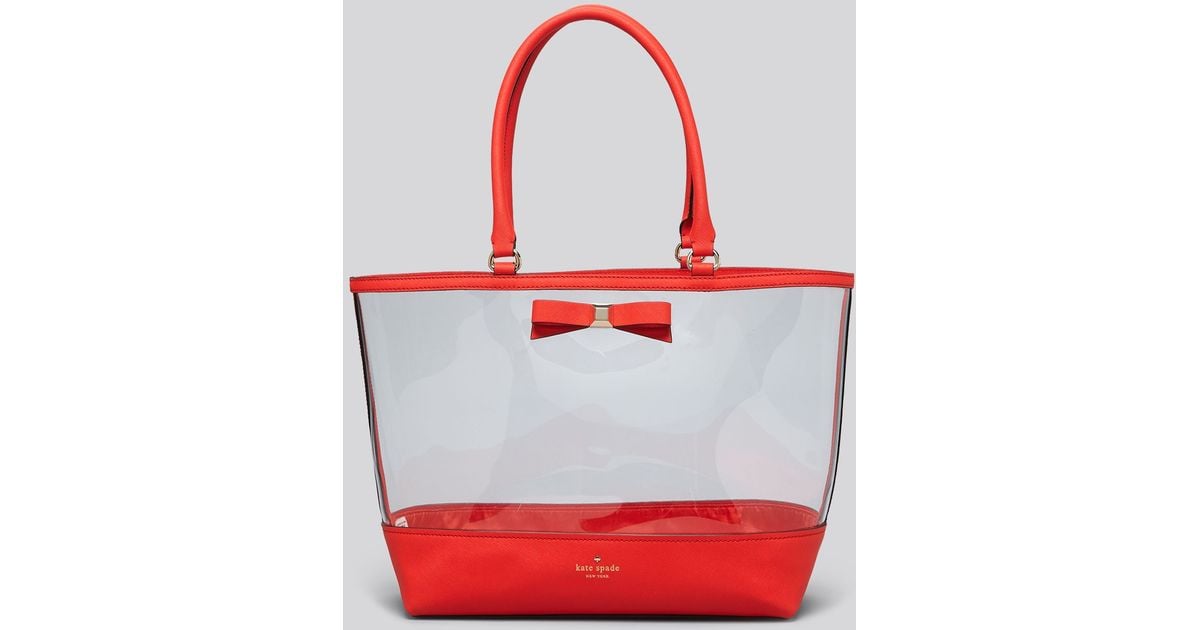 Kate Spade Tote Holly Street Clear Francis in Red Lyst
