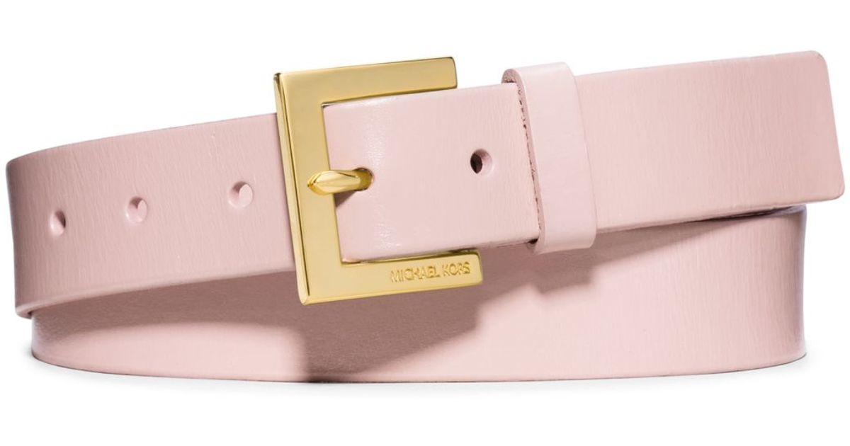 Michael Kors Logo-buckle Belt in Pink 