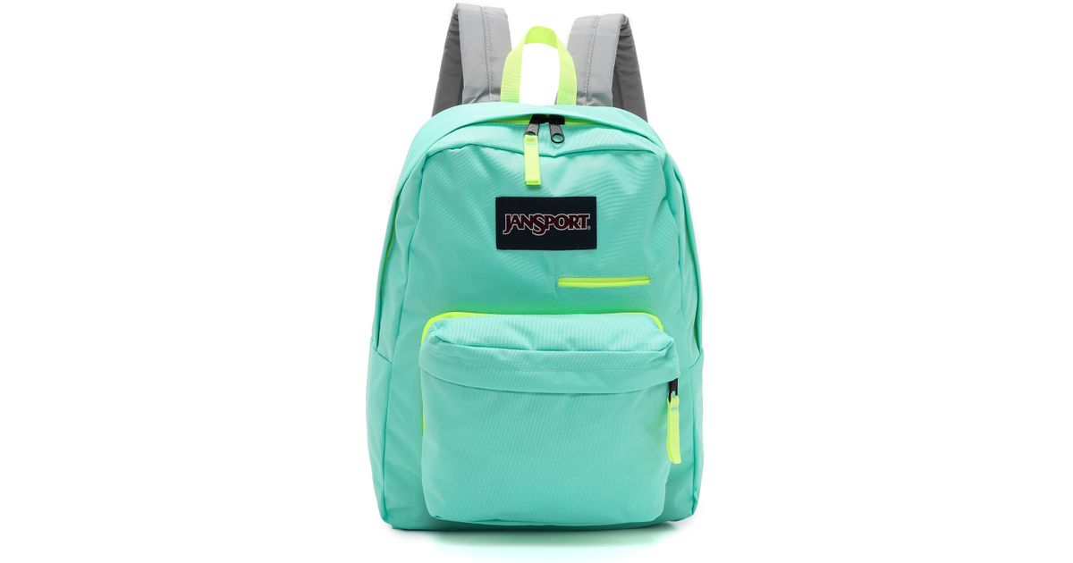 jansport superbreak aqua dash