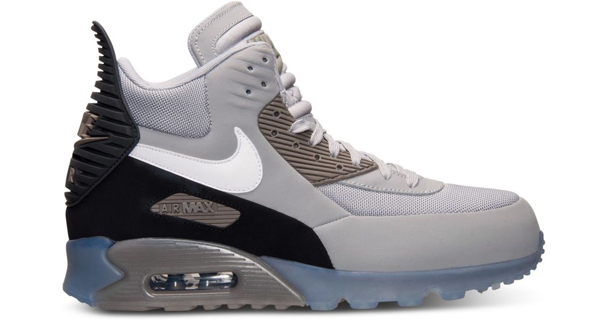 Nike Gray Men'S Air Max 90 Sneakerboot Ice From Finish Line for men Nike Gray Men'S Air Max 90 Sneakerboot Ice From Finish Line for men