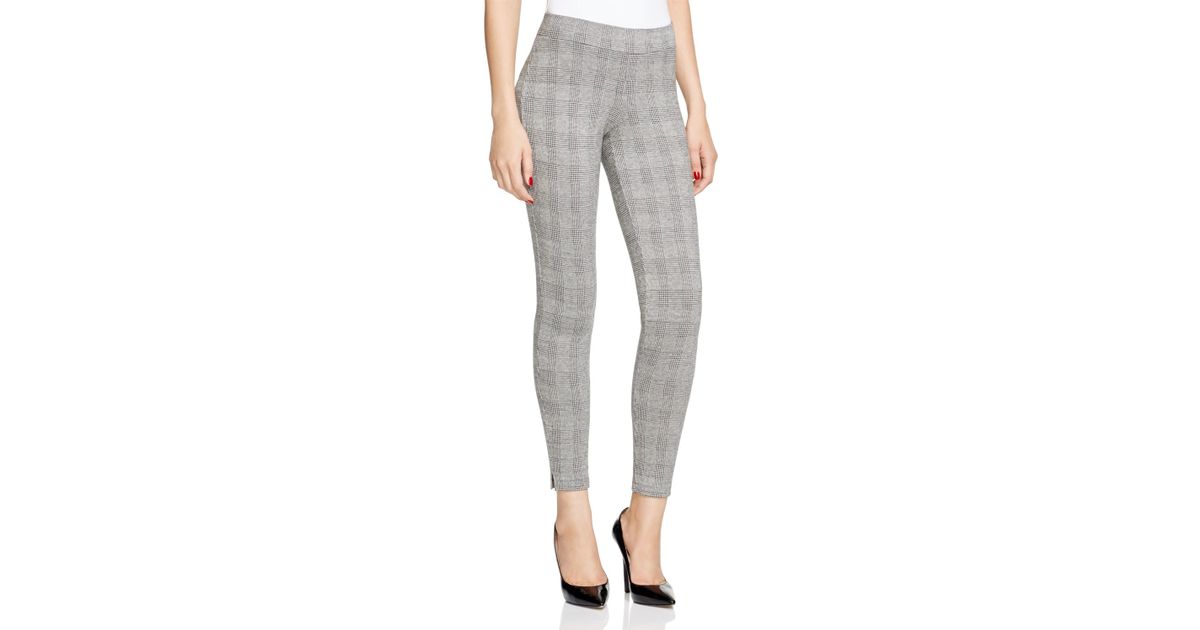hue plaid leggings