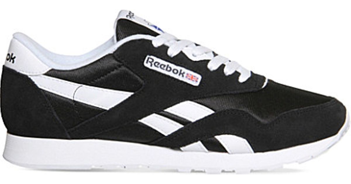 reebok suede trainers