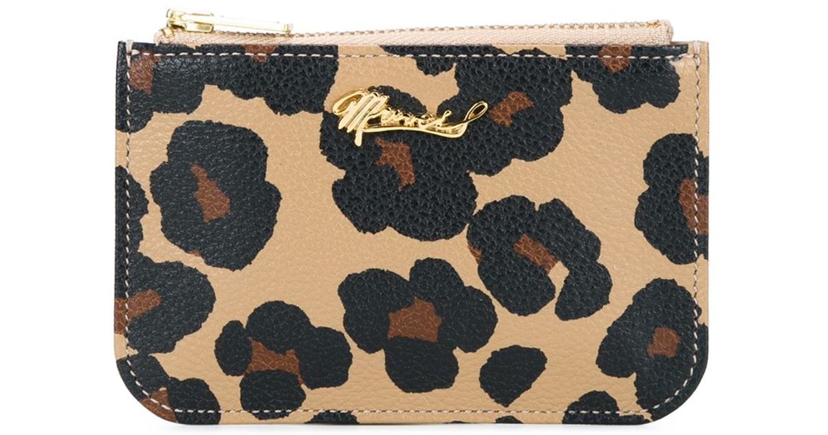 leopard print coin purse