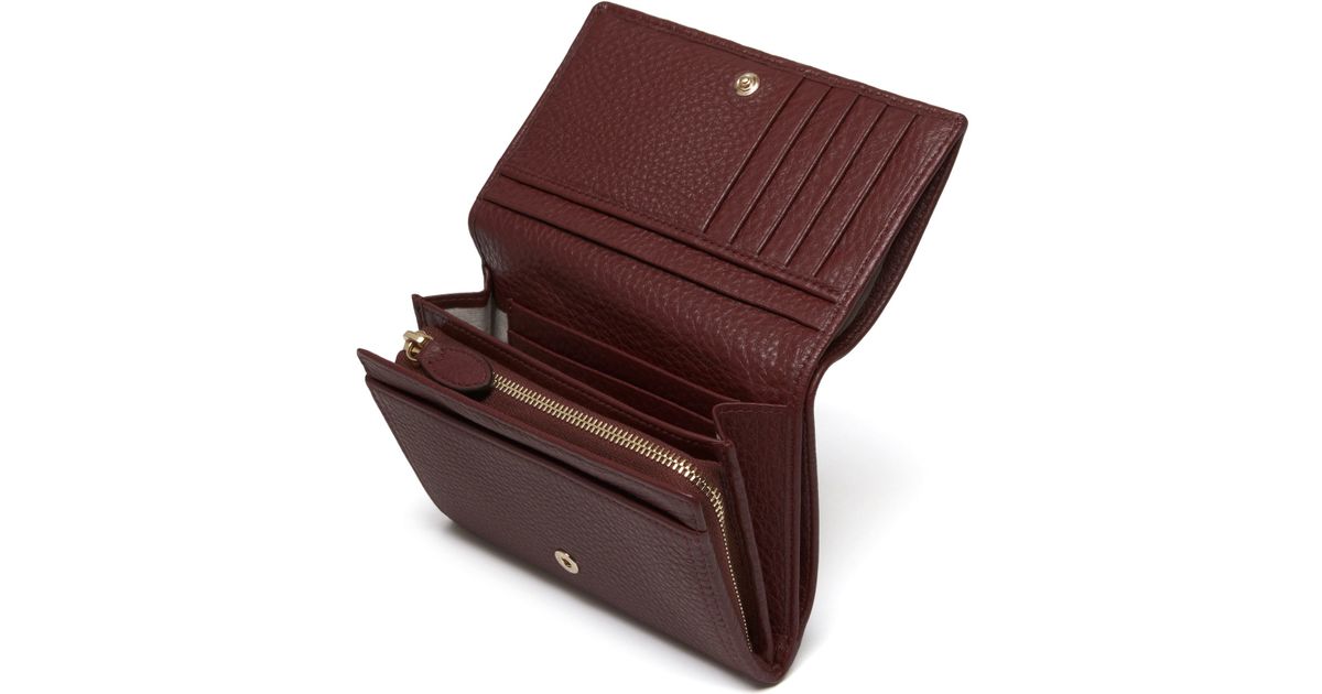 mulberry oxblood purse